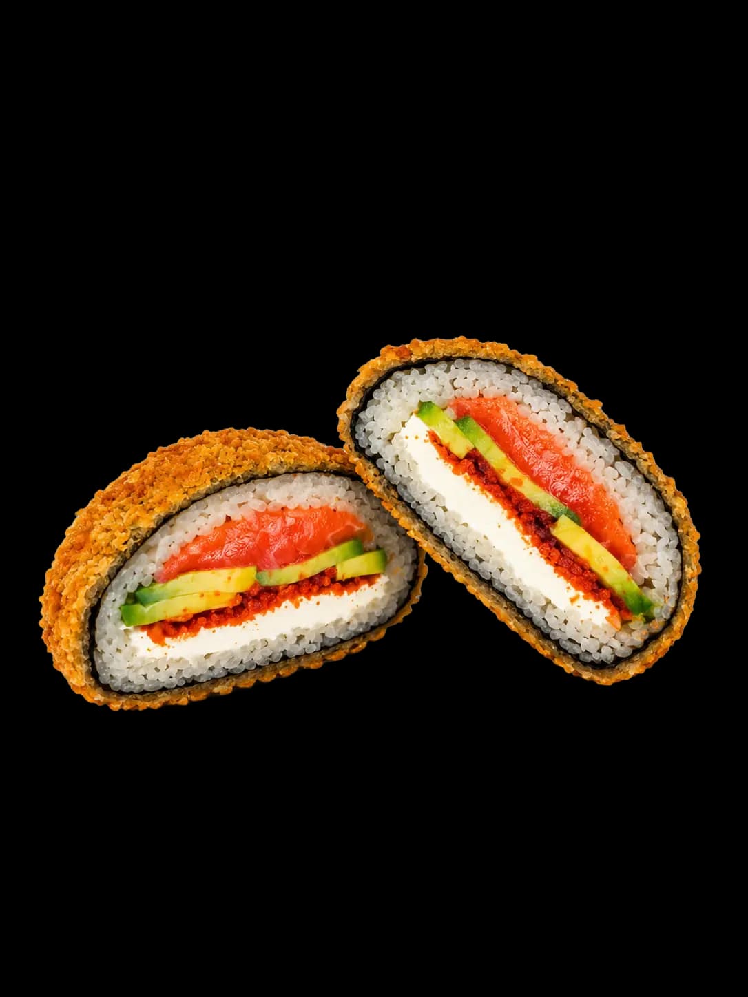Sushi burger somon