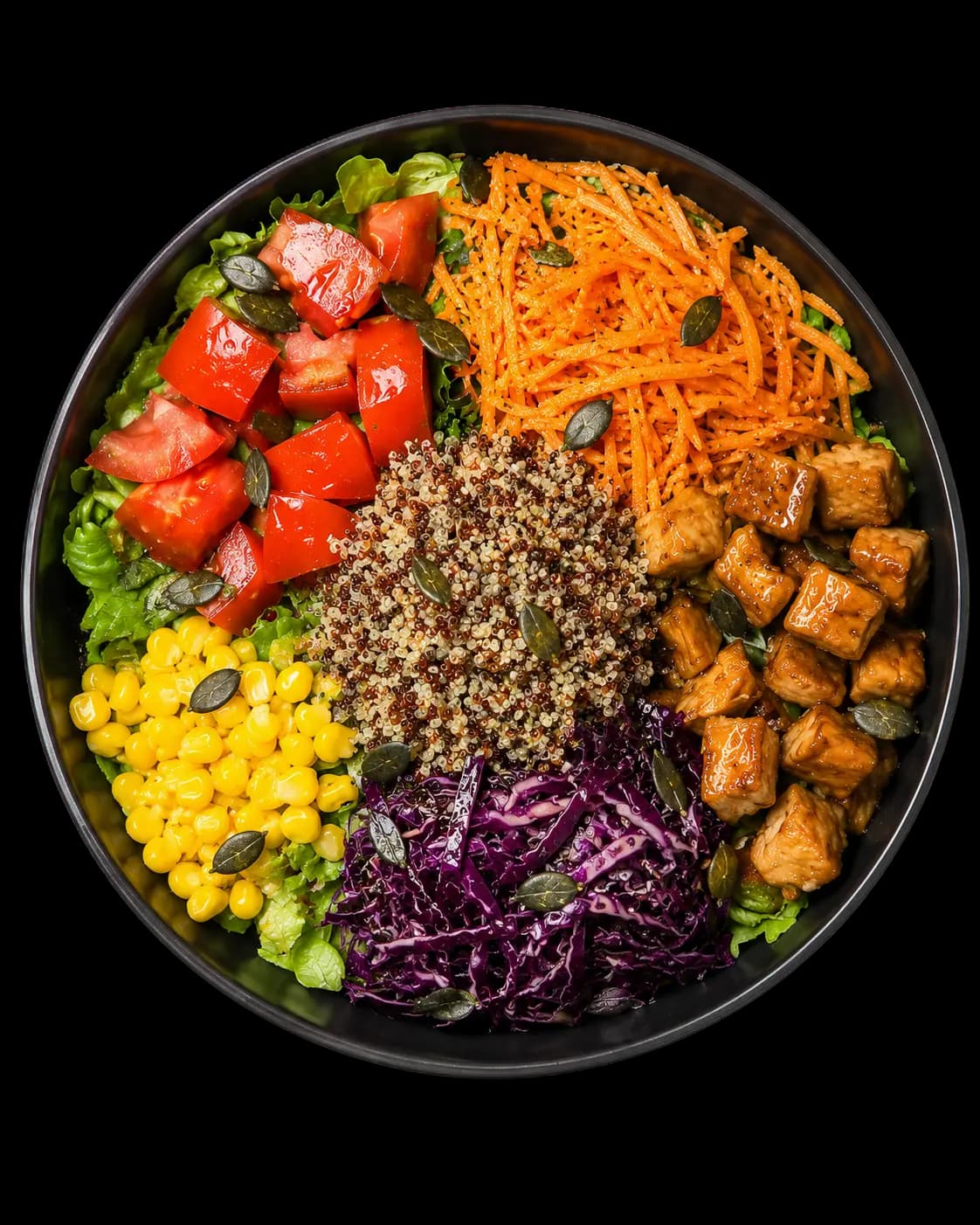 Salată cu pui și quinoa